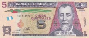 Guatemala, 5 Quatzales, 2014, UNC, ... 