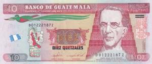 Guatemala, 10 Quatzales, 2016, ... 