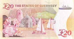 Guernsey, 20 Pounds, 2009, UNC, ... 