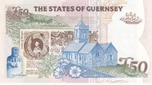 Guernsey, 50 Pounds, 1994, UNC, ... 