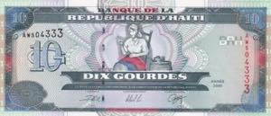 Haiti, 10 Gourdes, 2000, UNC, B838a, 