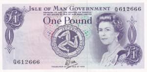 Isle of Man, 1 Pound, 1980, UNC, B106d, 