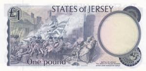 Jersey, 1 Pound, 1976, UNC, B111a, 
