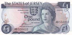 Jersey, 1 Pound, 1976, UNC, B111a, 