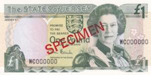 Jersey, 1 Pound Specimen, 2000, UNC, B120bs, 