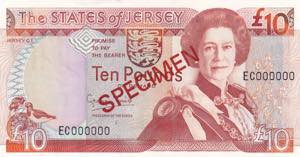 Jersey, 10 Pounds Specimen, 1993, UNC, ... 