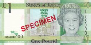Jersey, 1 Pound Specimen, 2014, UNC, B127as, 