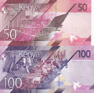 Kenya, 2019 Issues Lot, 50-100 ... 