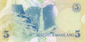 Lesotho, 5 Maloti, 1989, UNC, ... 