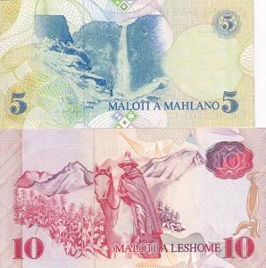 Lesotho, 1989-90 Issues Lot, 5-10 ... 