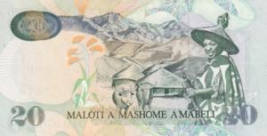 Lesotho, 20 Maloti, 1994, UNC, ... 