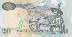 Lesotho, 20 Maloti, 2009, UNC, ... 