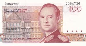 Luxembourg, 100 Francs, 1993, UNC, B401b, 