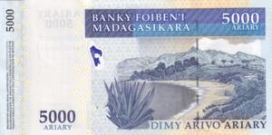 Madagascar, 5.000 Ariary, 2007, ... 