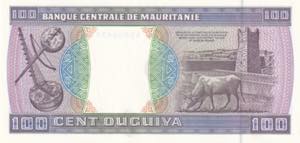 Mauritanie, 100 Ouguiya, 2001, ... 