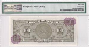 Mexico, 100 Pesos Specimen, 1963, ... 