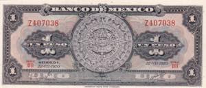 Mexico, 1 Peso, 1970, UNC, B616k, 
