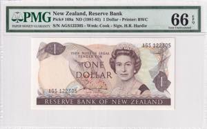New Zealand, 1 Dollar, 1981, PMG 66EPQ, ... 