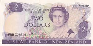 New Zealand, 2 Dollars, 1981, UNC, B117a, 