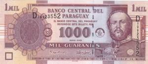Paraguay, 1.000 Guaranies, 2005, ... 