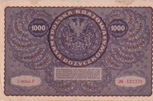 Poland, 1.000 Marek, 1919, XF, ... 