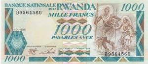 Rwanda, 1.000 Francs, 1988, UNC, B120a, 