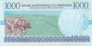 Rwanda, 1.000 Francs, 1998, UNC, ... 