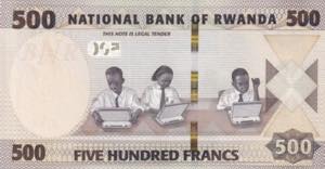 Rwanda, 500 Francs, 2019, UNC, ... 