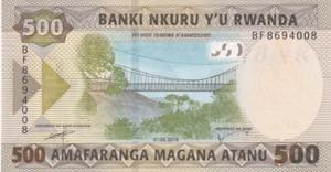 Rwanda, 500 Francs, 2019, UNC, B141a, 