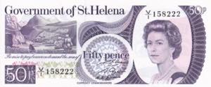 Saint Helena, 50 Pence, 1979, UNC, B301a, 