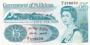 Saint Helena, 5 Pounds, 1998, UNC, B307a, 
