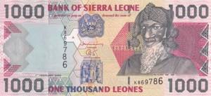 Sierra Leone, 1.000 Leones, 2002, UNC, ... 