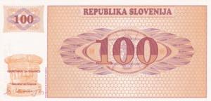 Slovenia, 100 Tolarjev Specimen, ... 
