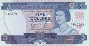 Solomon Islands, 5 Dollars, 1977, UNC, ... 