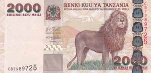 Tanzania, 2.000 Shillings, 2003, ... 