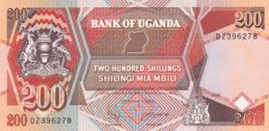 Uganda, 200 Schillings, 1996, UNC, B136d, 