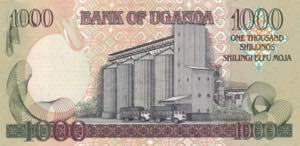 Uganda, 1.000 Schillings, 2005, ... 