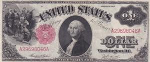 $1, United States, 1917, UNC, KL#23, Large ... 