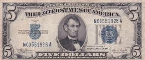 $5, United States Of America, 1934, VF, ... 