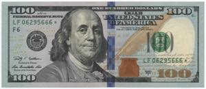 $100, United States Of America, 2009, UNC, ... 