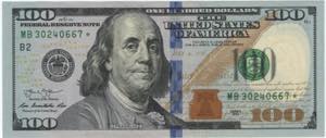 $100, United States Of America, 2013, UNC, ... 