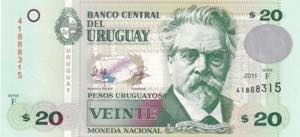 Uruguay, 20 Pesos, 2011, UNC, B552b, 