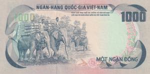Vietnam, South, 1.000 Dong, 1972, UNC, P#34, ... 