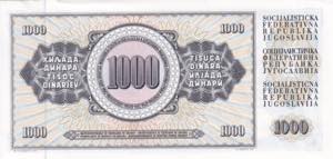 Yugoslavia, 1.000 Dinars, 1981, ... 