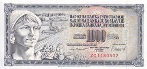 Yugoslavia, 1.000 Dinars, 1981, UNC, B414dz, ... 
