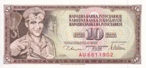 Yugoslavia, 10 Dinars, 1978, UNC, B409d, 