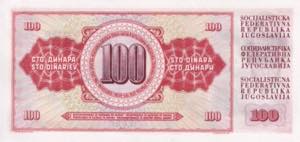 Yugoslavia, 100 Dinars, 1965, UNC, ... 