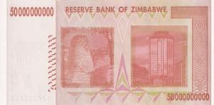Zimbabwe, 50 Billion Dollars, ... 