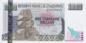 Zimbabwe, 1.000 Dollars, 2003, ... 