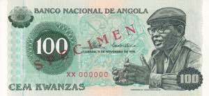 Angola, 100 Kwankas Specimen 1976, ... 
